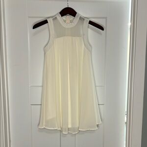 Miss Behave Size 10 Cream Dress